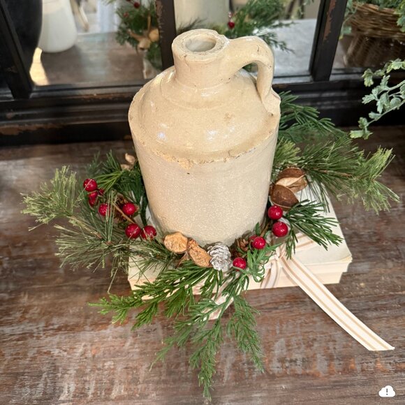 Holiday Candle Ring/Wreath - Picture 3 of 3